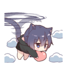 背景で動く！ツンデレ猫耳少年（個別スタンプ：11）