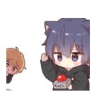 背景で動く！ツンデレ猫耳少年（個別スタンプ：14）