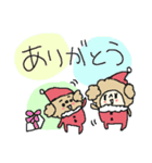 トイプーと私とクリスマス！（個別スタンプ：10）