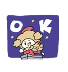 トイプーと私とクリスマス！（個別スタンプ：20）
