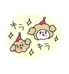 トイプーと私とクリスマス！（個別スタンプ：22）