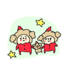 トイプーと私とクリスマス！（個別スタンプ：32）