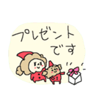 トイプーと私とクリスマス！（個別スタンプ：34）