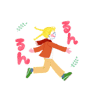 女の子のためのハッピースタンプ♡お馬と（個別スタンプ：10）