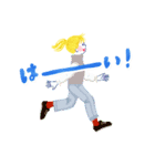 女の子のためのハッピースタンプ♡お馬と（個別スタンプ：14）