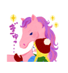 女の子のためのハッピースタンプ♡お馬と（個別スタンプ：15）