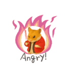 推し活ハムさん(赤担、レッド担)（個別スタンプ：11）