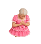 【爆笑】アイドル衣装のおばあちゃん（個別スタンプ：10）