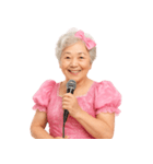 【爆笑】アイドル衣装のおばあちゃん（個別スタンプ：13）