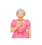 【爆笑】アイドル衣装のおばあちゃん（個別スタンプ：27）