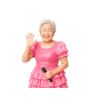 【爆笑】アイドル衣装のおばあちゃん（個別スタンプ：35）