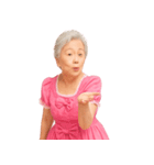【爆笑】アイドル衣装のおばあちゃん（個別スタンプ：39）