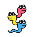 カラフルへびの年末年始スタンプ【再販】（個別スタンプ：11）