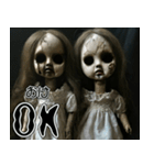 飛び出す怖い★めっちゃ動くやん初代人形w（個別スタンプ：9）
