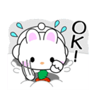 飛び出す！うさうさ「秋冬」（個別スタンプ：8）