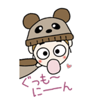 おちゃめの元気が出る会話BIG,冬が来たかな（個別スタンプ：2）