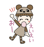 おちゃめの元気が出る会話BIG,冬が来たかな（個別スタンプ：16）