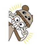 おちゃめの元気が出る会話BIG,冬が来たかな（個別スタンプ：30）