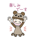 おちゃめの元気が出る会話BIG,冬が来たかな（個別スタンプ：34）