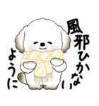 犬さん「気遣いする側？されたい側？」（個別スタンプ：4）