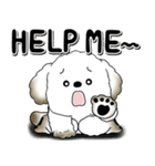 犬さん「気遣いする側？されたい側？」（個別スタンプ：16）