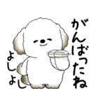 犬さん「気遣いする側？されたい側？」（個別スタンプ：17）