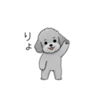 フランクな会話のトイプードル②（個別スタンプ：2）