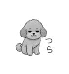 フランクな会話のトイプードル②（個別スタンプ：35）