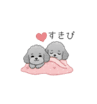 フランクな会話のトイプードル②（個別スタンプ：40）