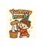 日本のおもちつき（個別スタンプ：6）