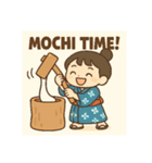 日本のおもちつき（個別スタンプ：15）