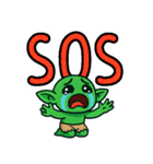 ゴブリン労働者の世界と向き合う（個別スタンプ：35）