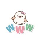 ❤️飛んで伝える ！ シマエナガ [でか文字]（個別スタンプ：23）