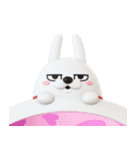 デカ動く 3D擦れうさぎ（冬）silent（個別スタンプ：9）