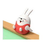 デカ動く 3D擦れうさぎ（冬）silent（個別スタンプ：10）