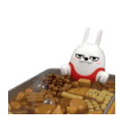 デカ動く 3D擦れうさぎ（冬）silent（個別スタンプ：11）