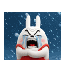 デカ動く 3D擦れうさぎ（冬）silent（個別スタンプ：24）