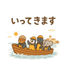 『いっしょに過ごそ』漁師の毎日 魚市場（個別スタンプ：1）