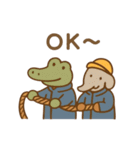 『いっしょに過ごそ』漁師の毎日 魚市場（個別スタンプ：17）