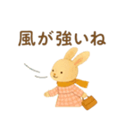 絵本の中の優しい世界 冬の暮らし（個別スタンプ：3）