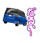 車(ミニバン90)クルマバイクシリーズ（個別スタンプ：21）