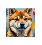 柴犬の新日常6（個別スタンプ：3）