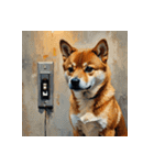 柴犬の新日常6（個別スタンプ：12）