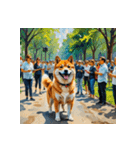 柴犬の新日常6（個別スタンプ：16）