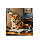 柴犬の新日常6（個別スタンプ：24）