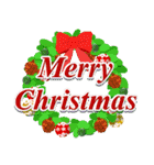 飛び出す！クリスマス年末年始スタンプ再販（個別スタンプ：1）