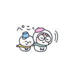 おかっぱめがねの小さめスタンプ/冬（個別スタンプ：7）