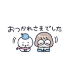 おかっぱめがねの小さめスタンプ/冬（個別スタンプ：10）