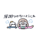 おかっぱめがねの小さめスタンプ/冬（個別スタンプ：15）