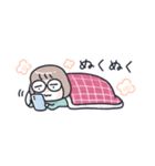 おかっぱめがねの小さめスタンプ/冬（個別スタンプ：25）